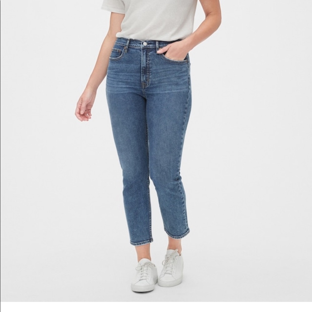Gap High Rise Cigarette Jeans 18 / 34R